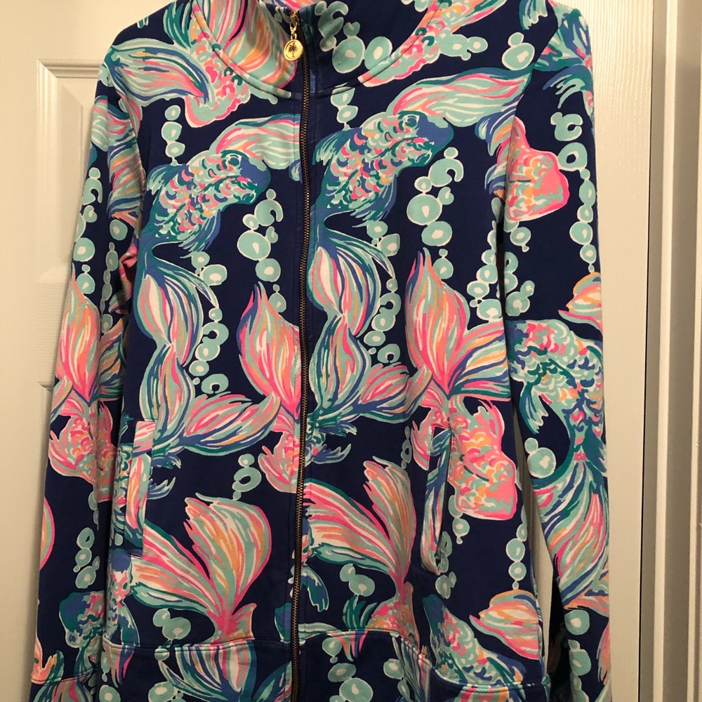Lilly Pulitzer full zip in going coastal